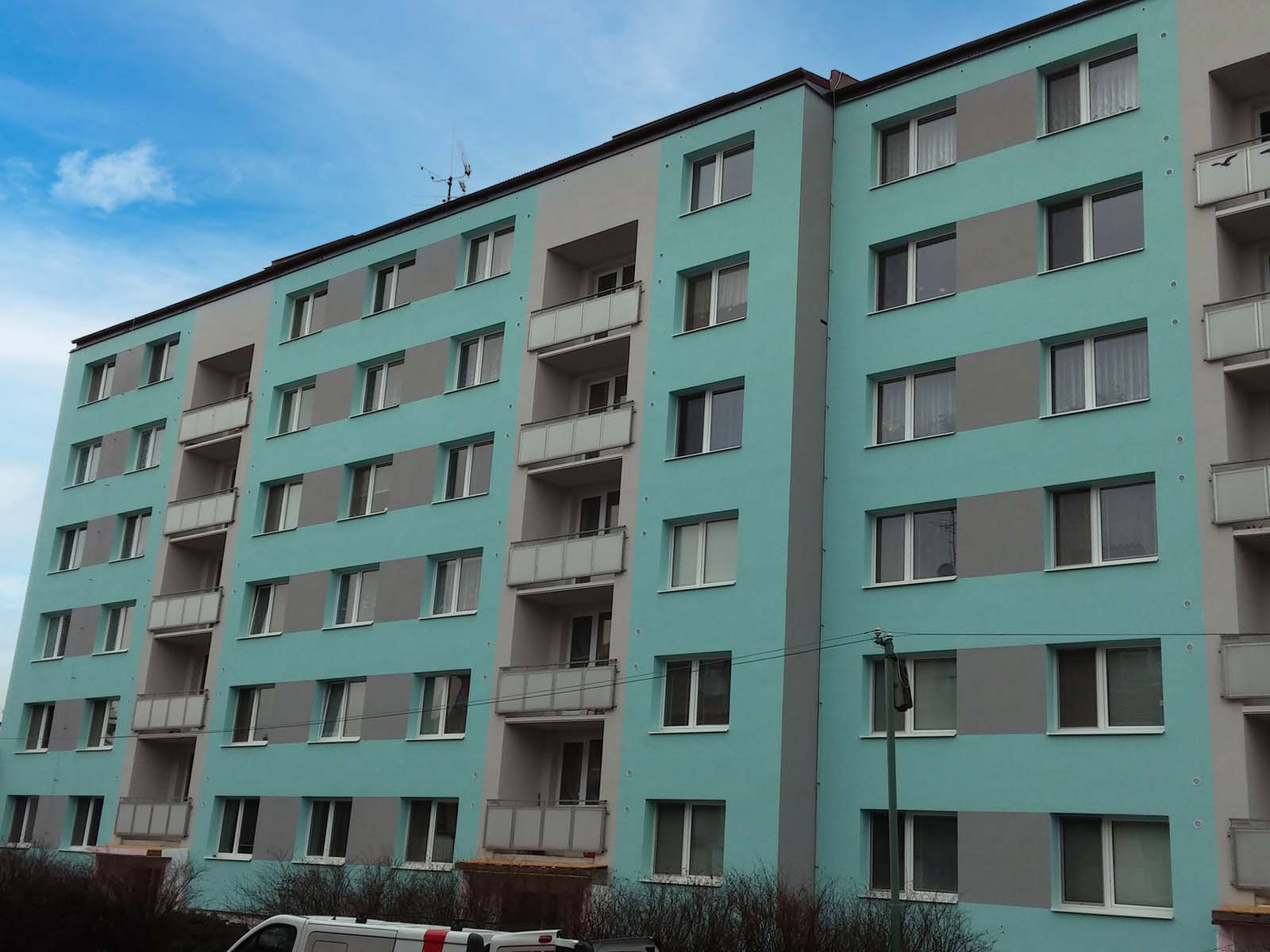 Dokončená stavba Markov 410 Jarošov, revitalizace bytového domu