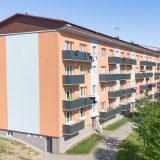 Zateplení bytového domu a nové závěsné balkony