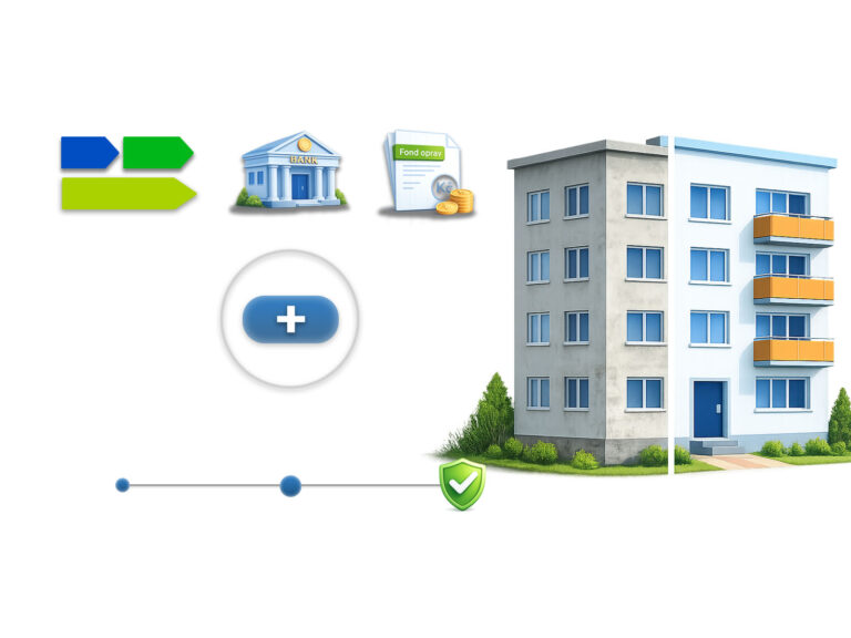 Financování revitalizace -zateplení i komfortní prvky. Bezúročný úvěr, bankovní úvěr, vlastní prostředky