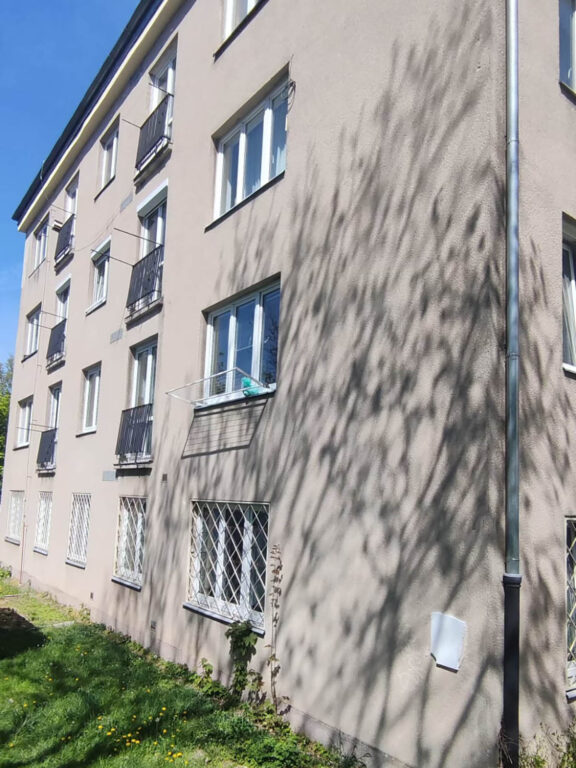Zateplení bytového domu v Praze - stav před zateplením
